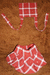 Костюм "Шотландка" трансформер - сарафан-юбка,водолазка из ткани с люрексовой нитью,размер - йоркшерский терьер(и другие)